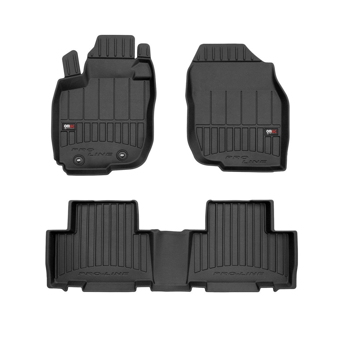 Toyota RAV 4 Floor Mat - Omac - Proline TPE Premium - Black - '06-'12